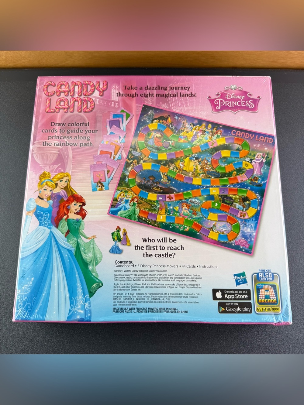 NEW Candy Land Hasbro Disney Princess Limited Edition Board Game (2014) SEALED - Picture 2 of 13